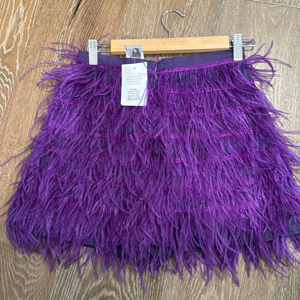 Queen of Sparkles ostrich feather skirt
